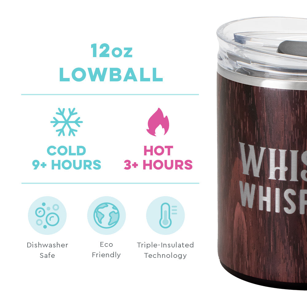 Vaso de whisky de 12 onzas de whisky Whisperer