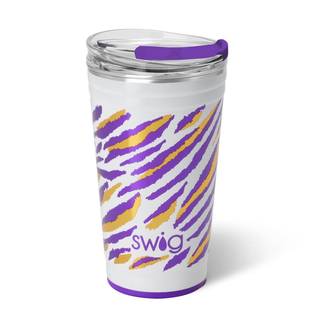 Vaso para fiesta de día de juego de Geaux (24 oz)
