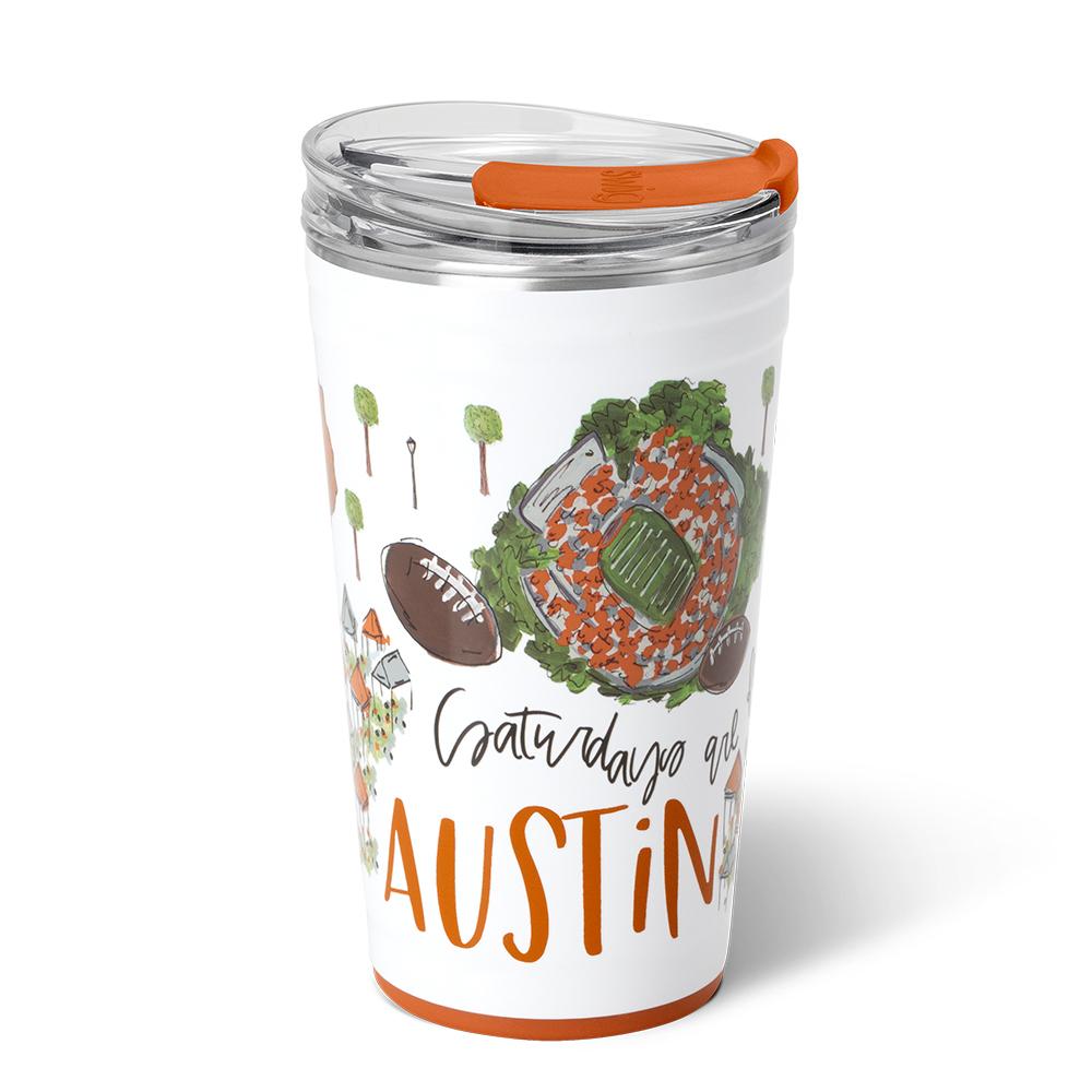 Vaso de fiesta de los sábados en Austin (24 oz)