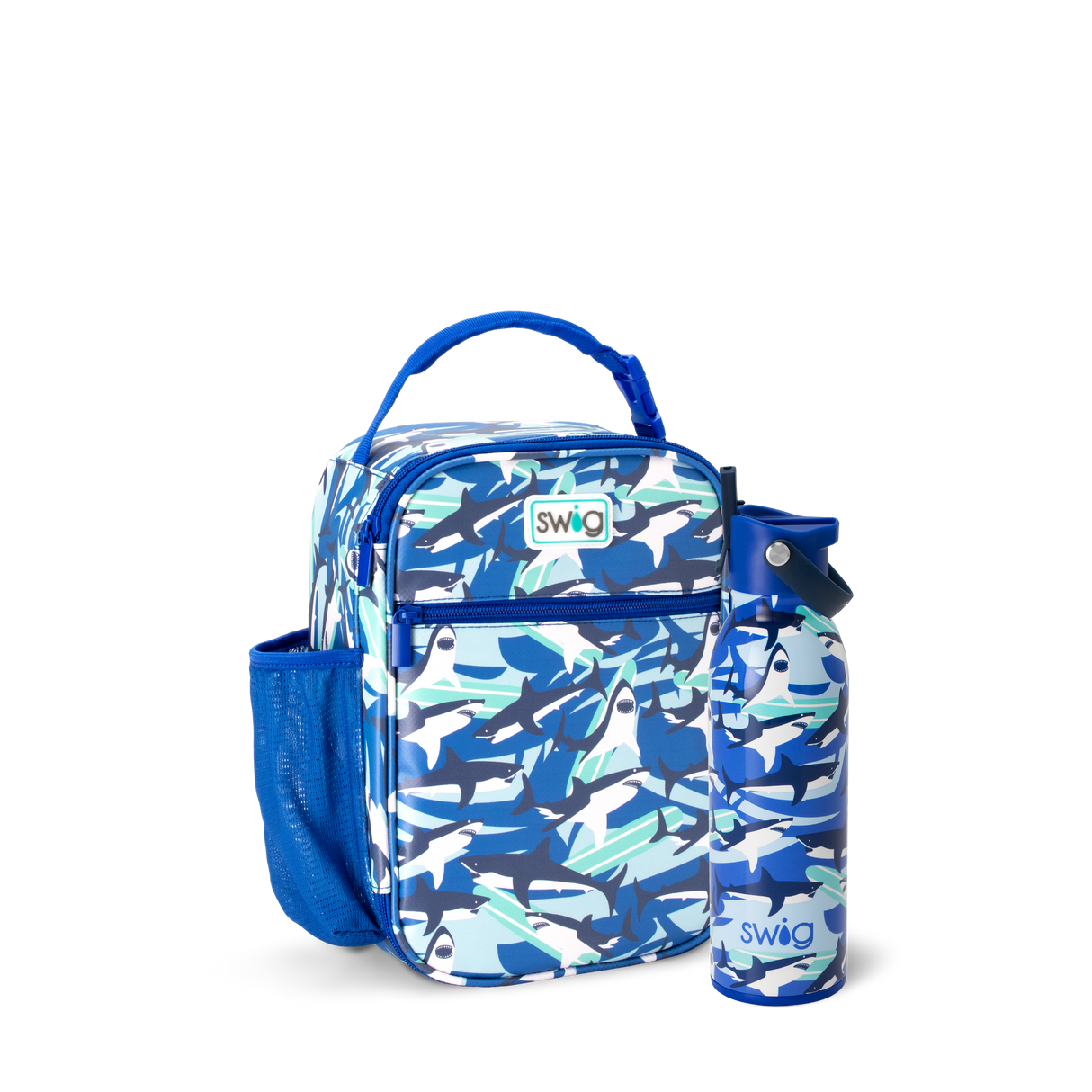 Paquete de almuerzo Boxxi con forma de aleta de tiburón