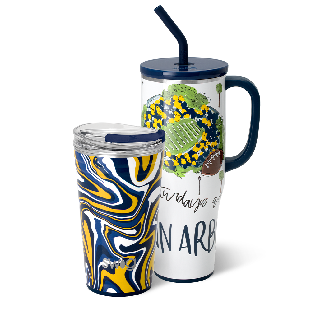 Conjunto para el día del partido en Ann Arbor