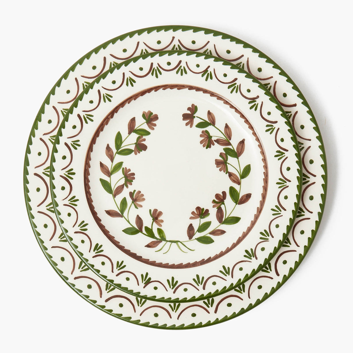 Chocolate Jospehine Dinner & Starter Plates (Set of 8)