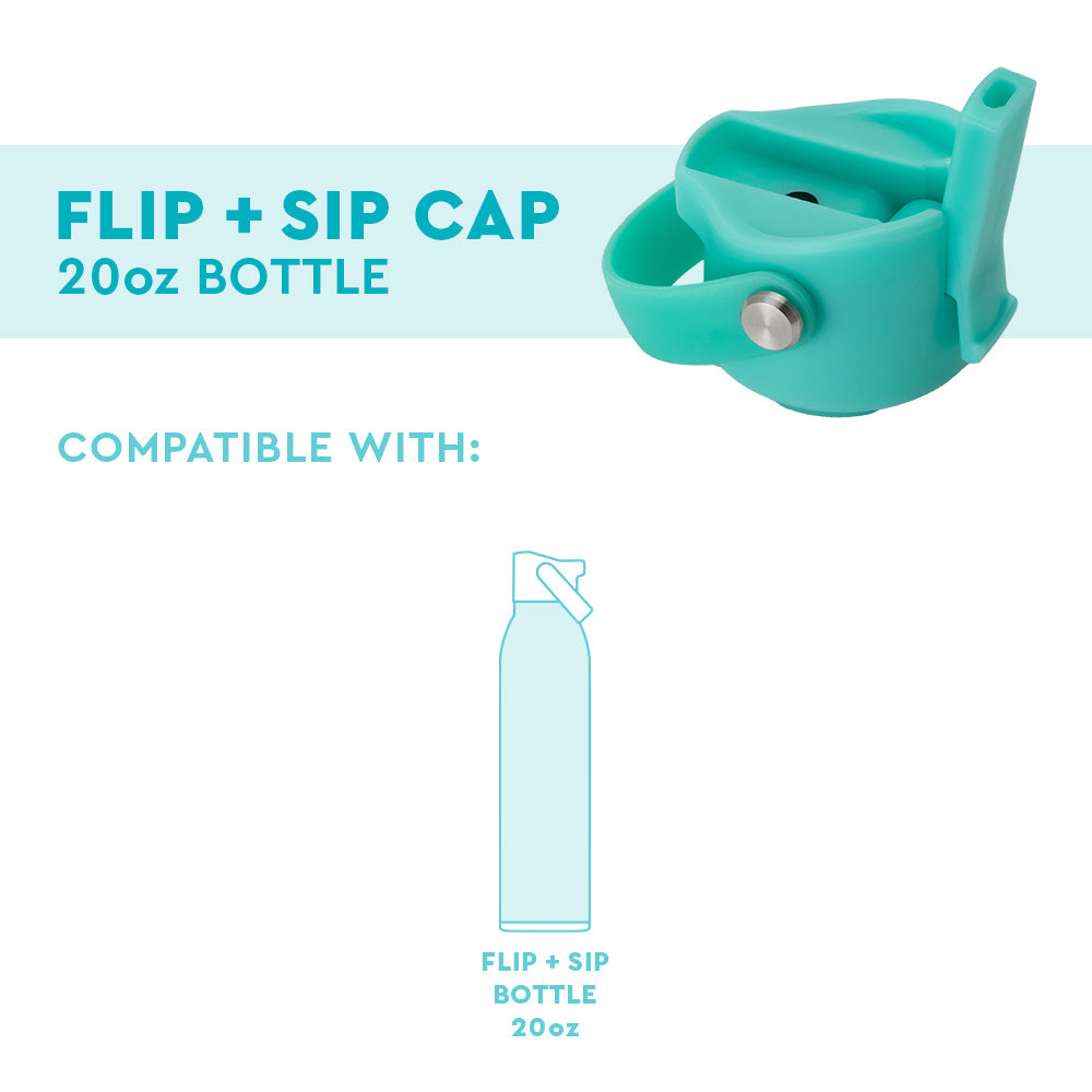 Aqua Flip + Tapa para sorbos (botella de 20 oz)