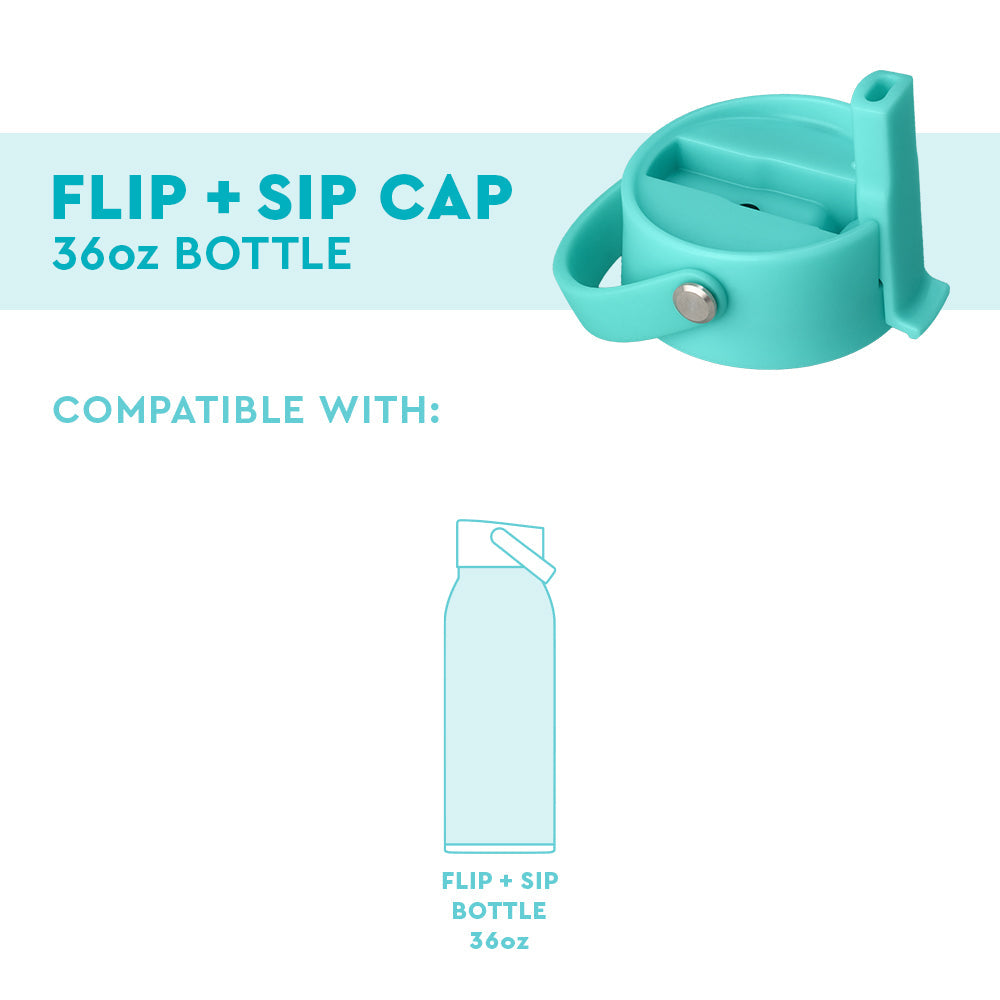 Aqua Flip + Tapa para sorbos (botella de 36 oz)