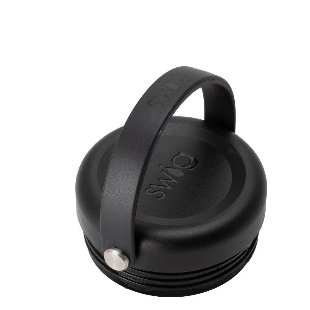 Tapa negra Grab + Go (vaso corto de 12 oz)