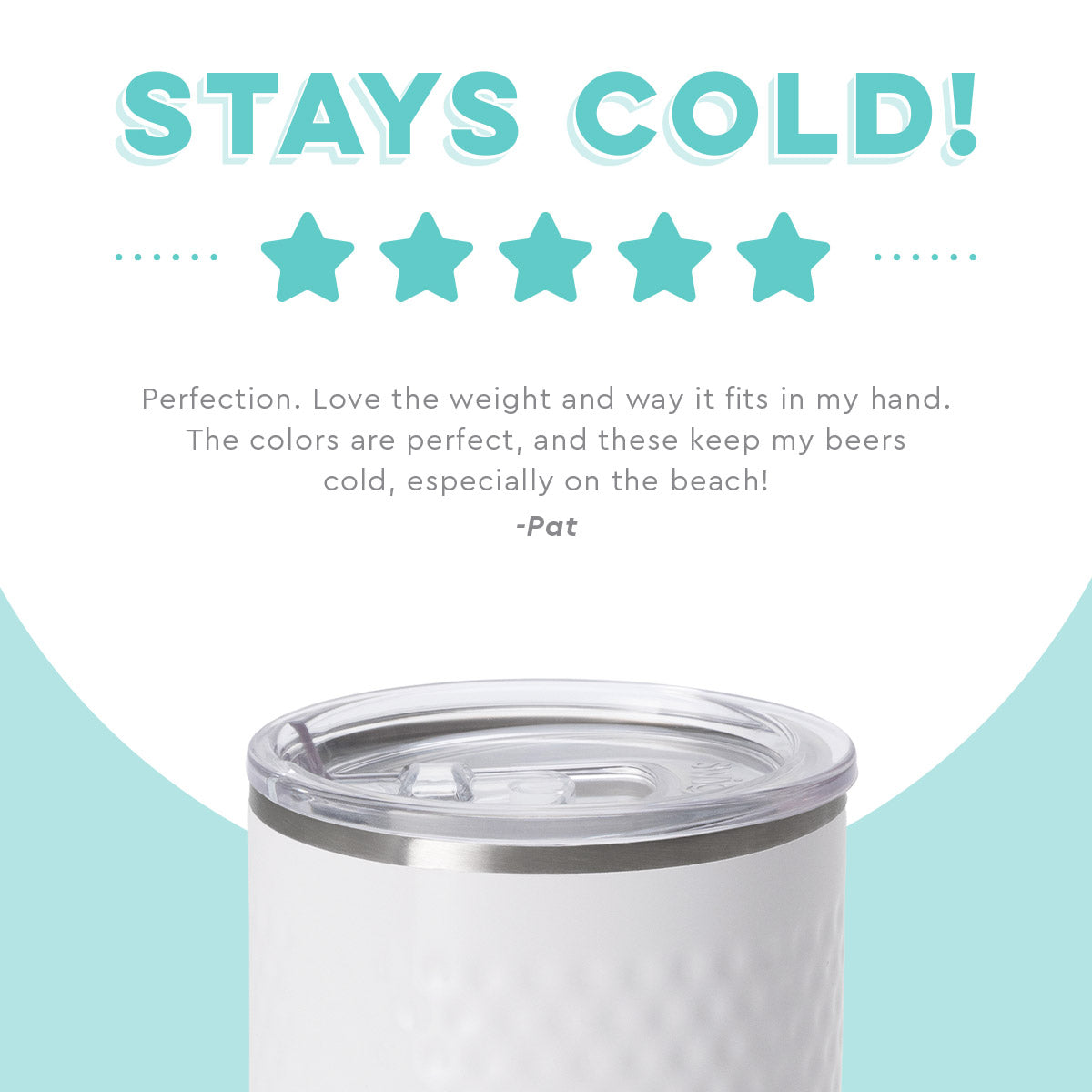 Vaso de golf de 12 onzas con forma de pelota de golf