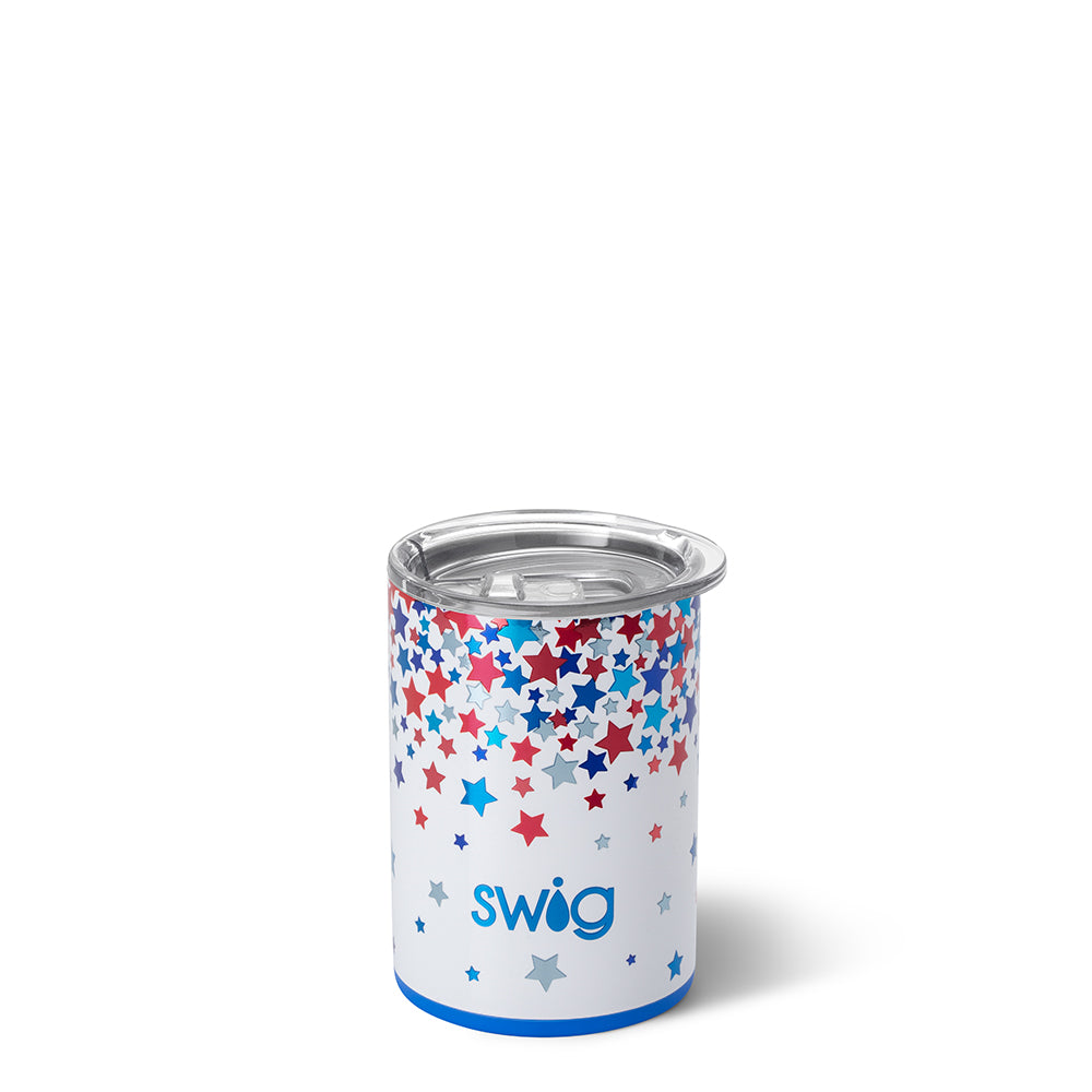 Vaso pequeño con estampado de estrellas (12 oz)