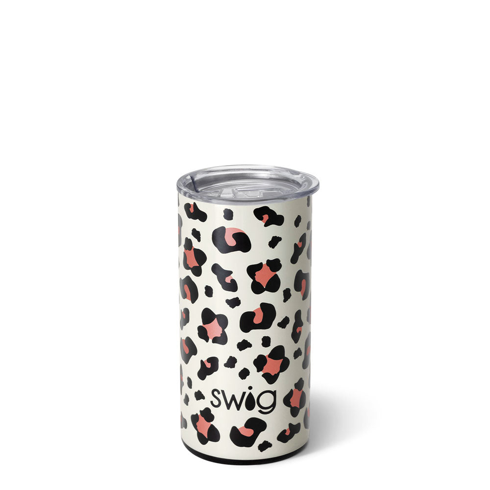 Vaso delgado Luxy Leopard (12 oz)