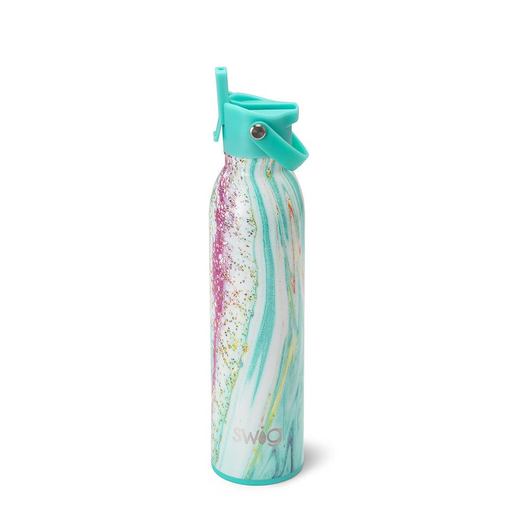 Botella con tapa y sorbo Wanderlust (20 oz)