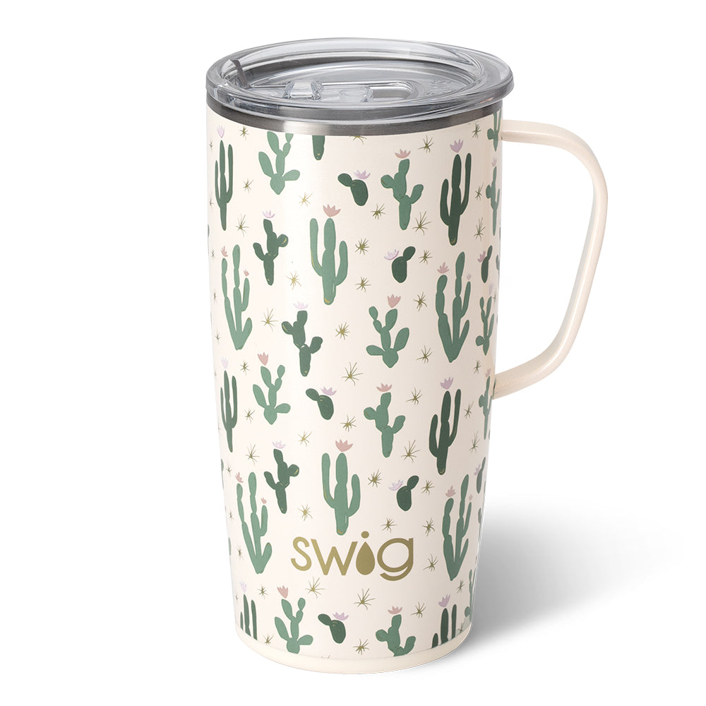 Taza de viaje con diseño de niño del desierto (22 oz)
