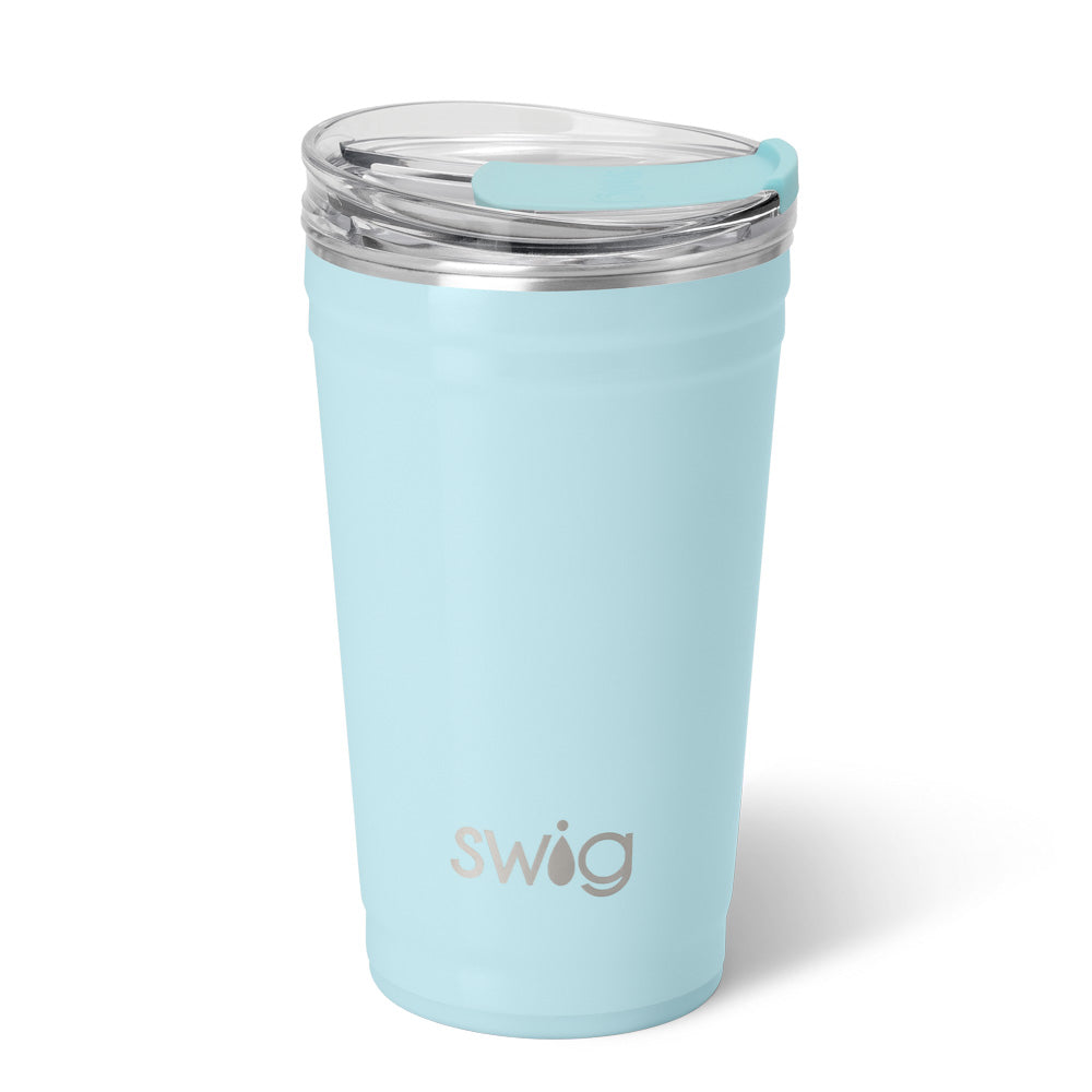 Vaso para fiestas Shimmer Aquamarine (24 oz)