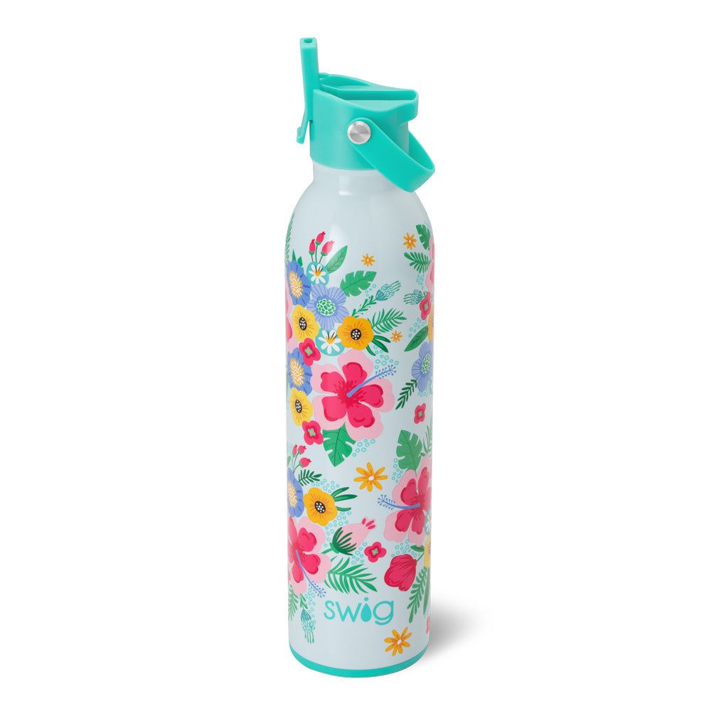 Botella con tapa y sorbo Island Bloom (26 oz)