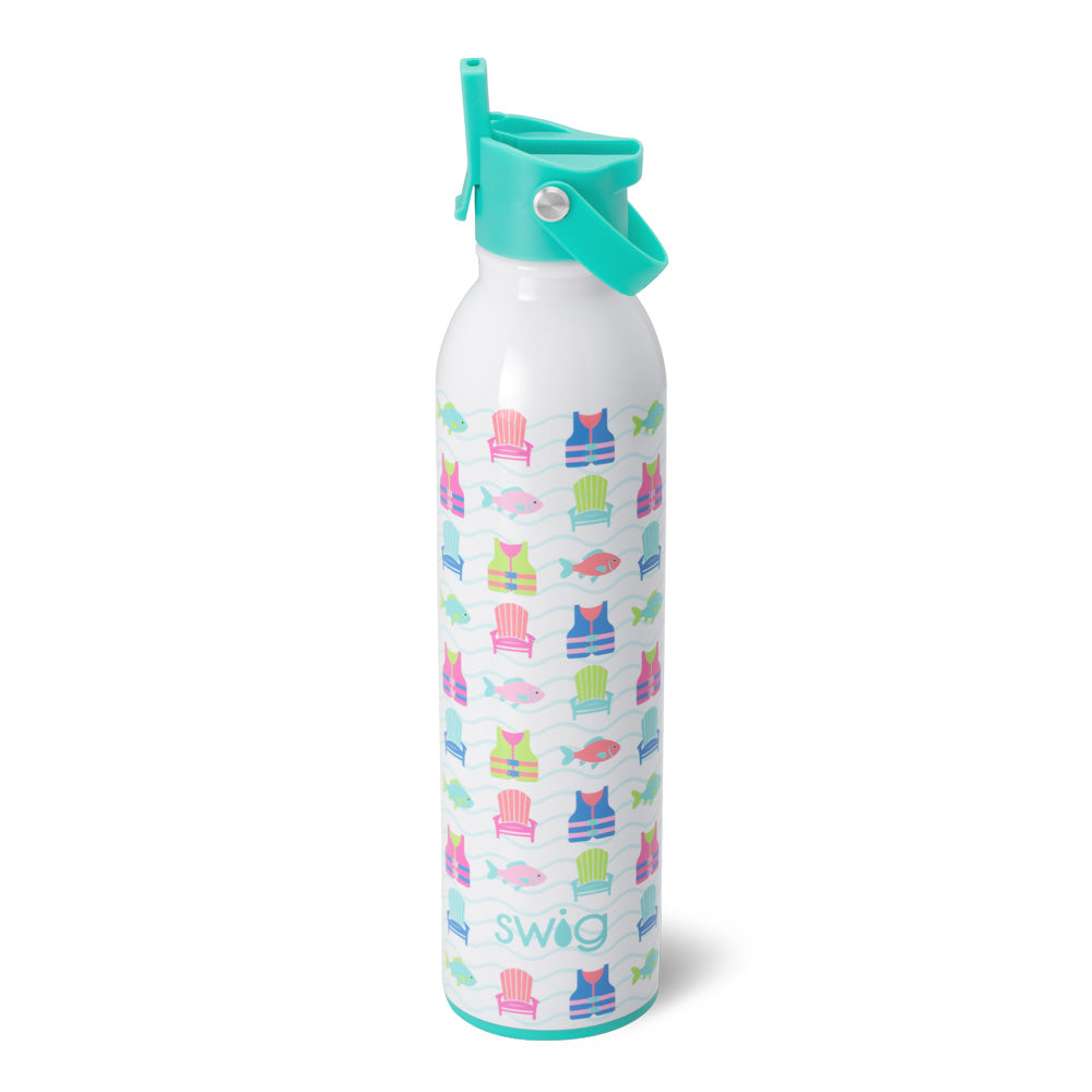 Botella con tapa y sorbo Lake Girl (26 oz)