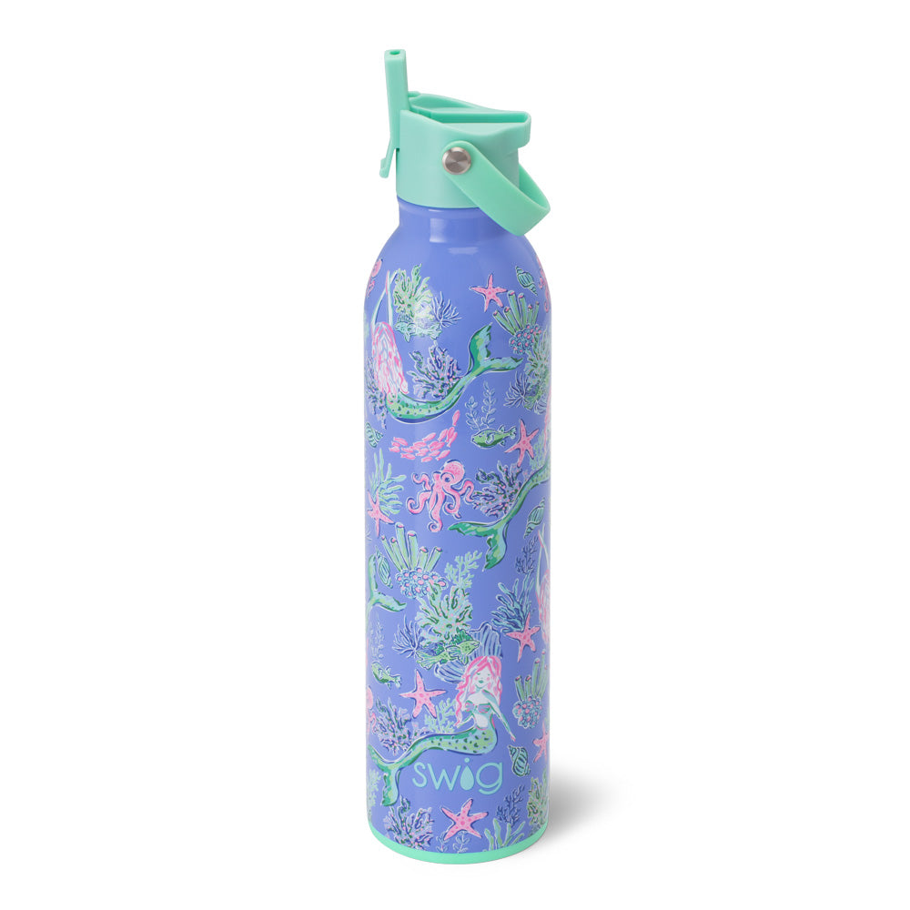 Botella con tapa y sorbo Under the Sea (26 oz)