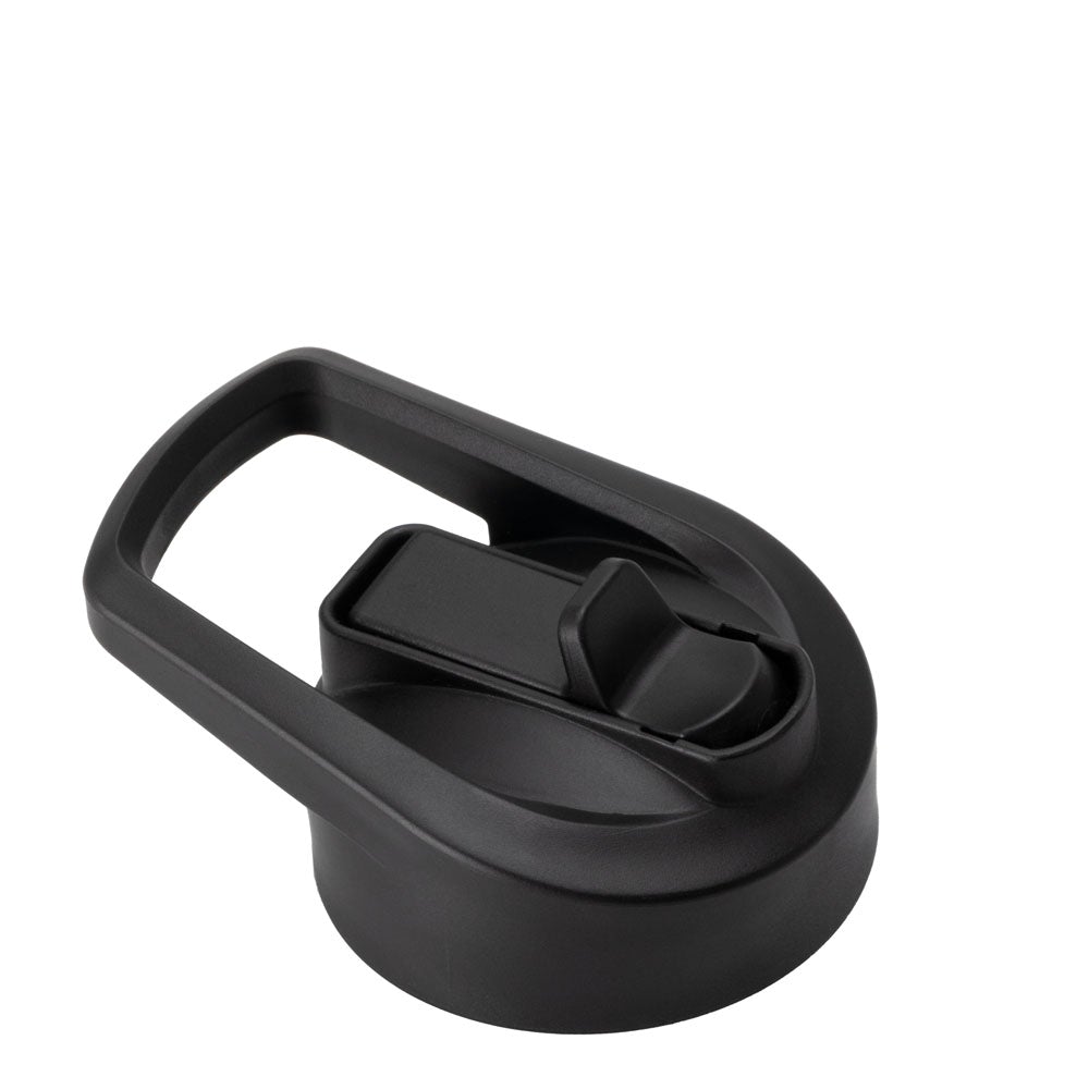 Tapa abatible negra + tapa para sorbos (botella de 30 oz)