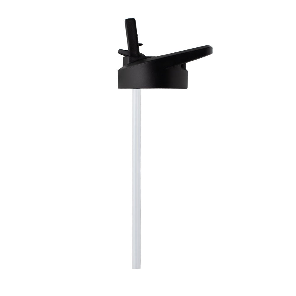 Tapa abatible negra + tapa para sorbos (botella de 30 oz)