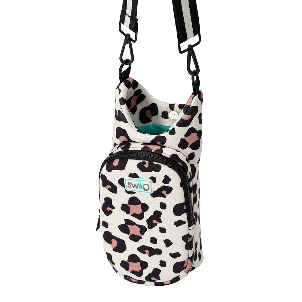 Bandolera para botella de agua Luxy Leopard