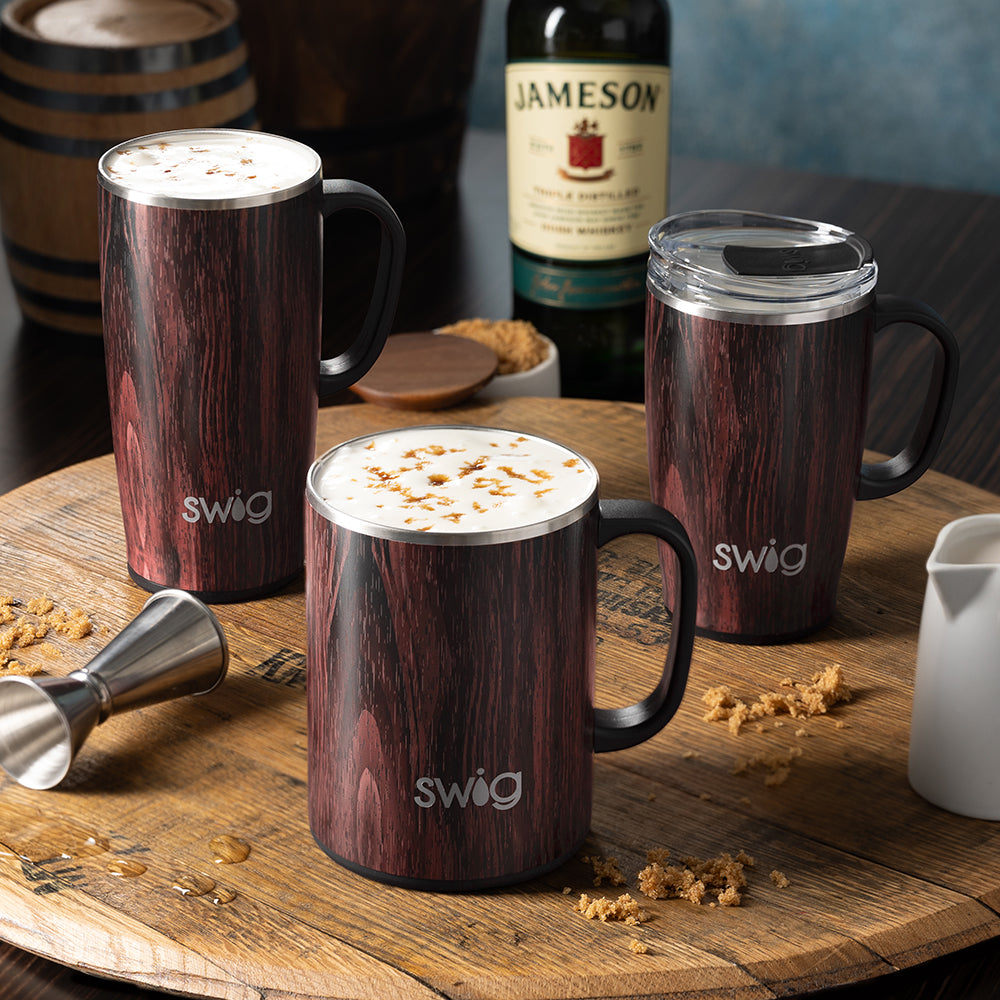 Bourbon Barrel Travel Mug (18oz)