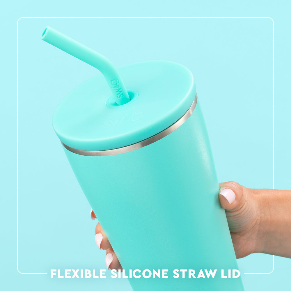 Fanzone Black + Yellow Straw Tumbler (32oz)