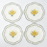 Mimosa Dinner & Starter Plates (Set of 8)