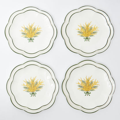 Mimosa Dinner & Starter Plates (Set of 8)