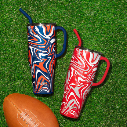 Taza gigante Fanzone roja y gris (40 oz)