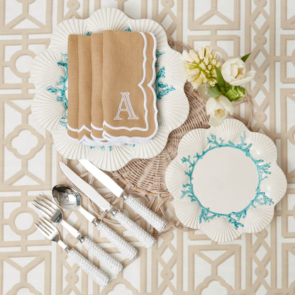 Blue Coral Starter Plates (Set of 4)