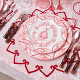 Pink Melograno Starter Plates (Set of 4)