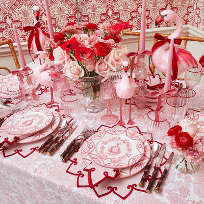 Pink Melograno Dinner & Starter Plates (Set of 8)