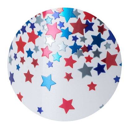 Vaso pequeño con estampado de estrellas (12 oz)