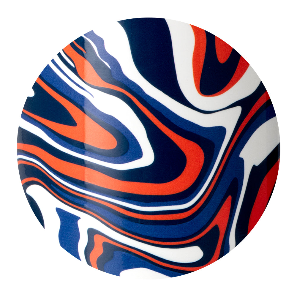 Fanzone Navy + Orange Straw Tumbler (32oz)