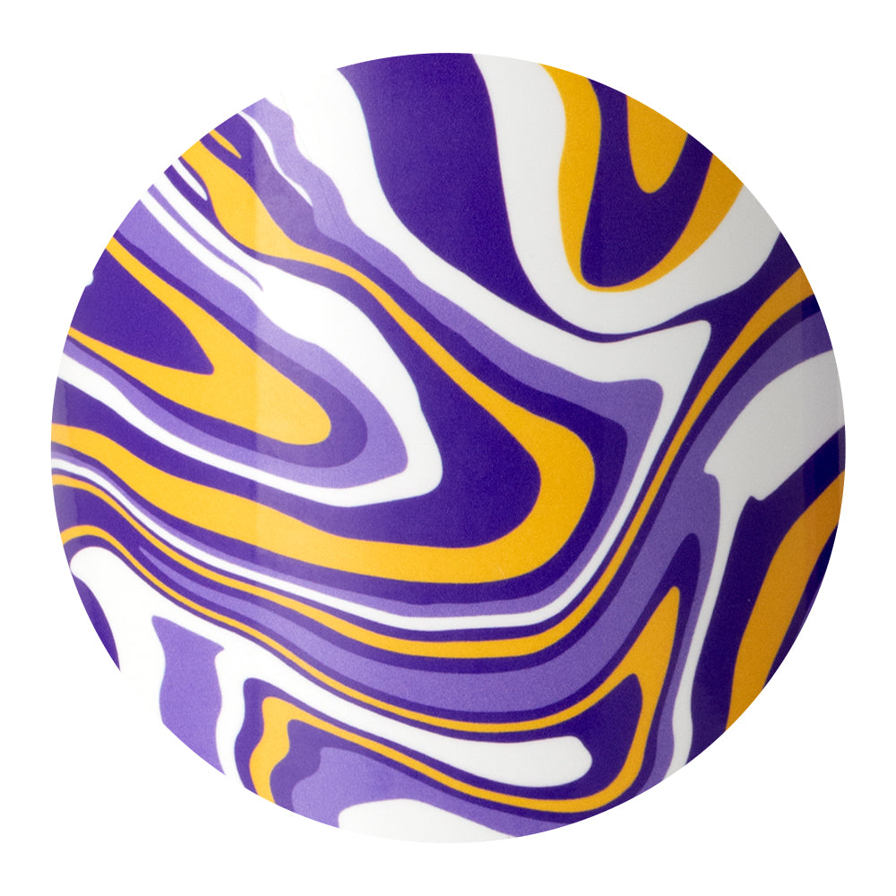 Fanzone Purple + Yellow Straw Tumbler (32oz)