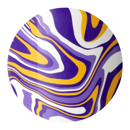 Fanzone Purple + Yellow Straw Tumbler (32oz)