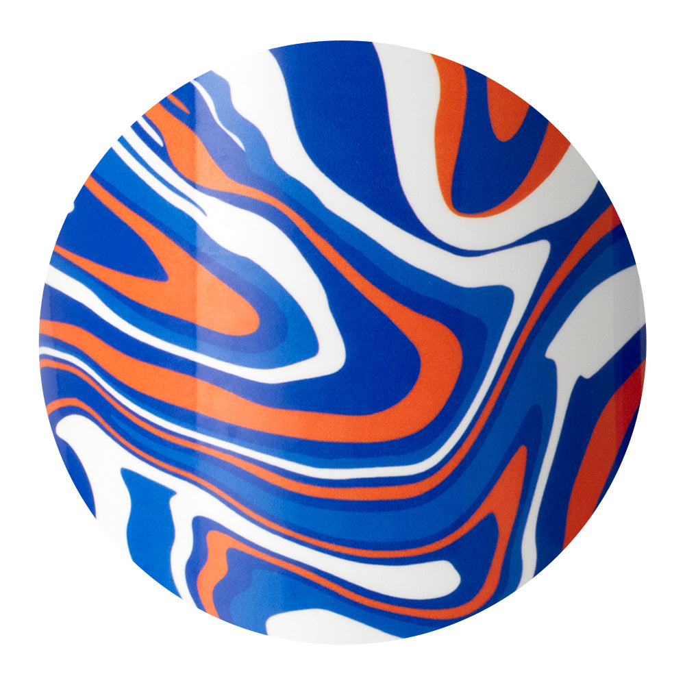 Vaso con pajita Fanzone Royal + Orange (32 oz)