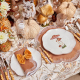 Scalloped Mushroom Dinner Plates (Set of 4)