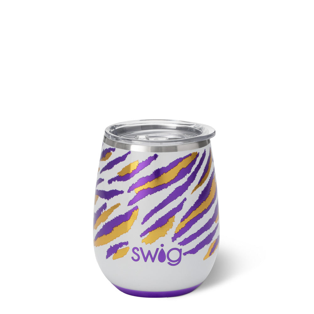 Copa de vino sin tallo Gameday de Geaux (14 oz)