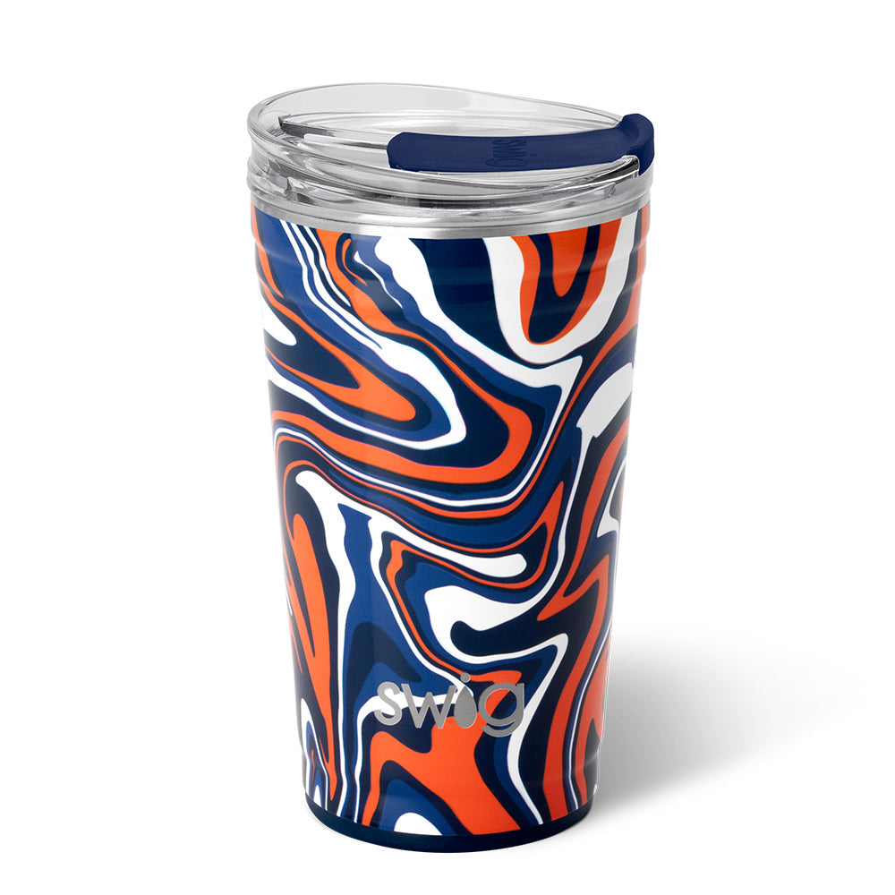 Fanzone Navy + Orange Party Cup (24oz)