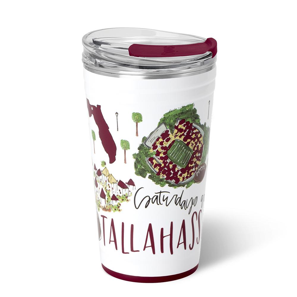 Vaso para fiestas de los sábados en Tallahassee (24 oz)