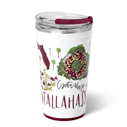 Vaso para fiestas de los sábados en Tallahassee (24 oz)