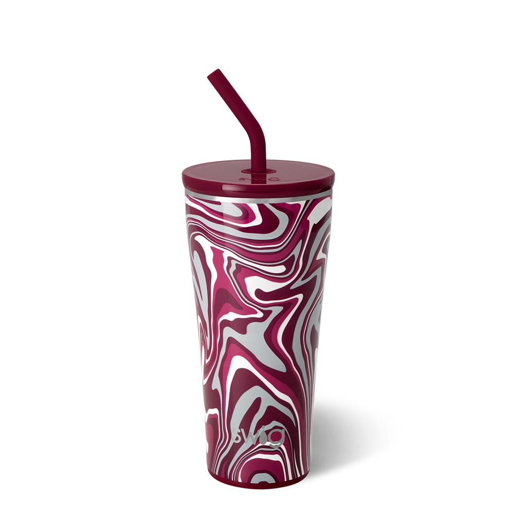 Fanzone Maroon Straw Tumbler (32oz)