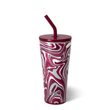 Fanzone Maroon Straw Tumbler (32oz)