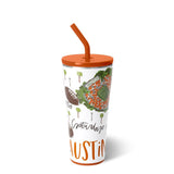 Vaso con pajita (32 oz) de los sábados en Austin