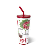 Vaso con pajita (32 oz) de los sábados en Fayetteville