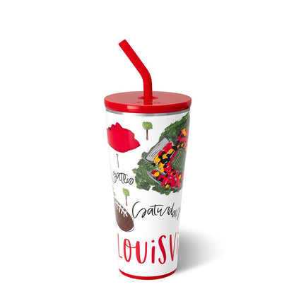 Saturdays in Louisville Straw Tumbler (32oz)