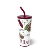 Vaso con pajita (32 oz) de los sábados en Tallahassee