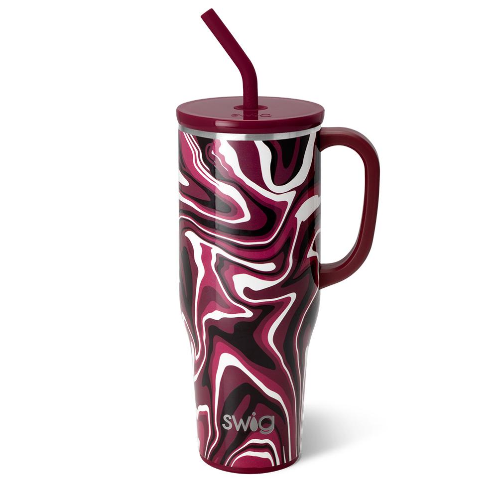 Taza gigante Fanzone Maroon + Black (40 oz)