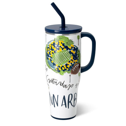 Saturdays in Ann Arbor Mega Mug (40oz)