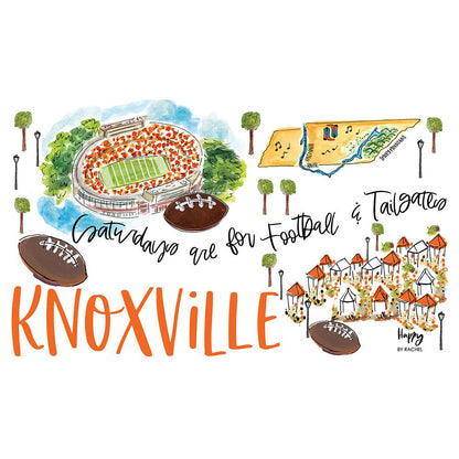Vaso con pajita (32 oz) de los sábados en Knoxville