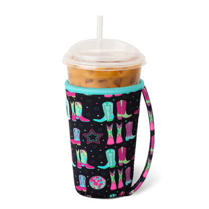 Coolie de taza helada de vaquera disco