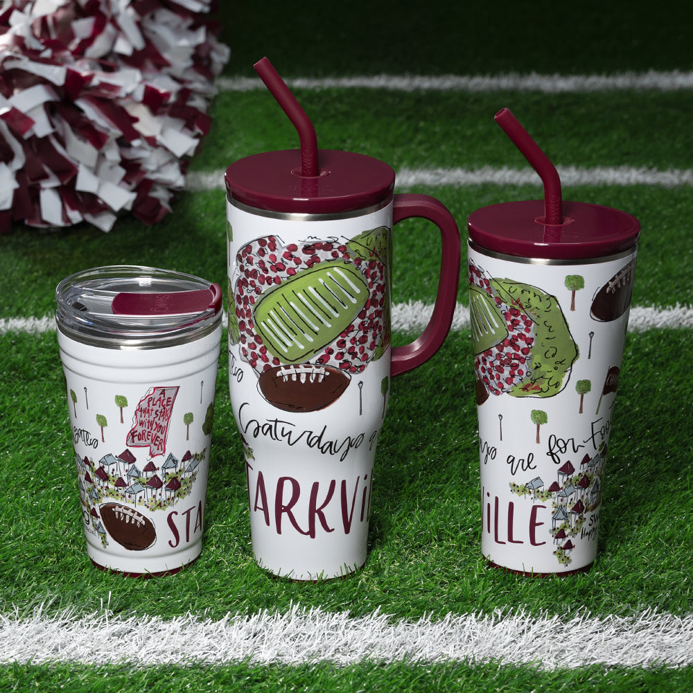 Vaso con pajita de los sábados en Starkville (32 oz)